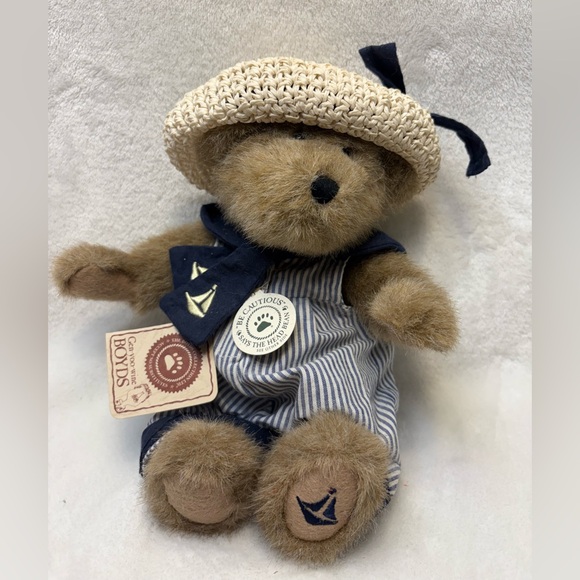 Other - Boyds Bears Marina Yachtley Retired Sailor Bear Jointed Best Dressed Collect